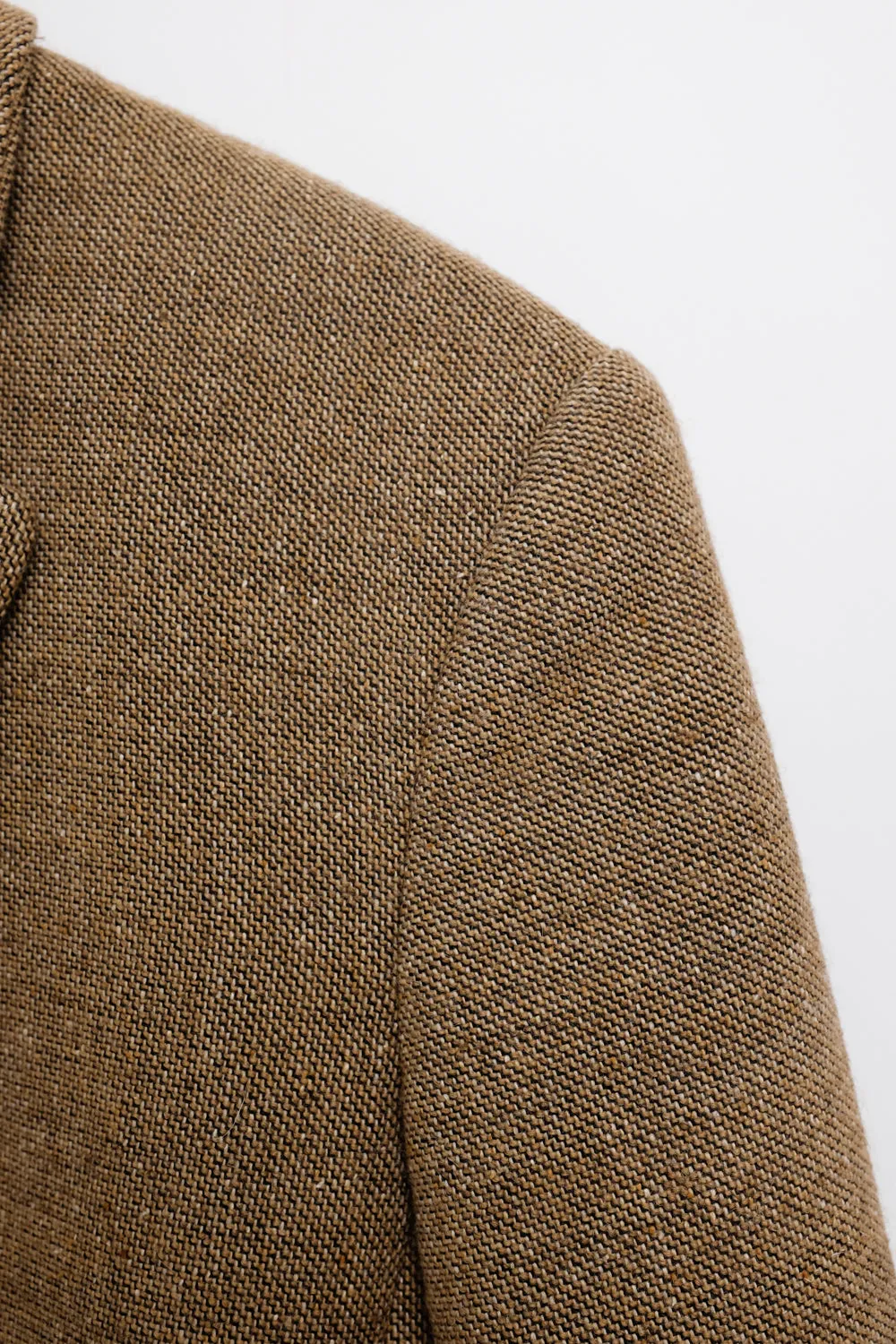 0065_BROWN WOOL BLEND SUIT BLAZER