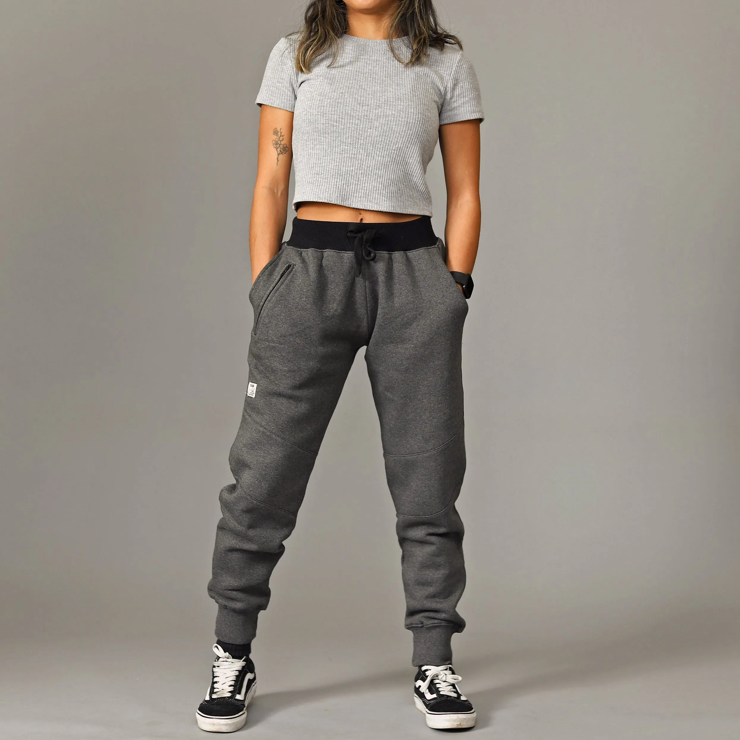 93brand Heather Fleeced Joggers