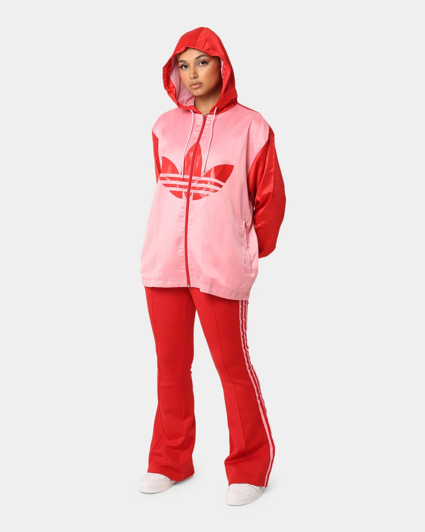 Adidas Adicolor Women's Flared Trackpants Scarlet