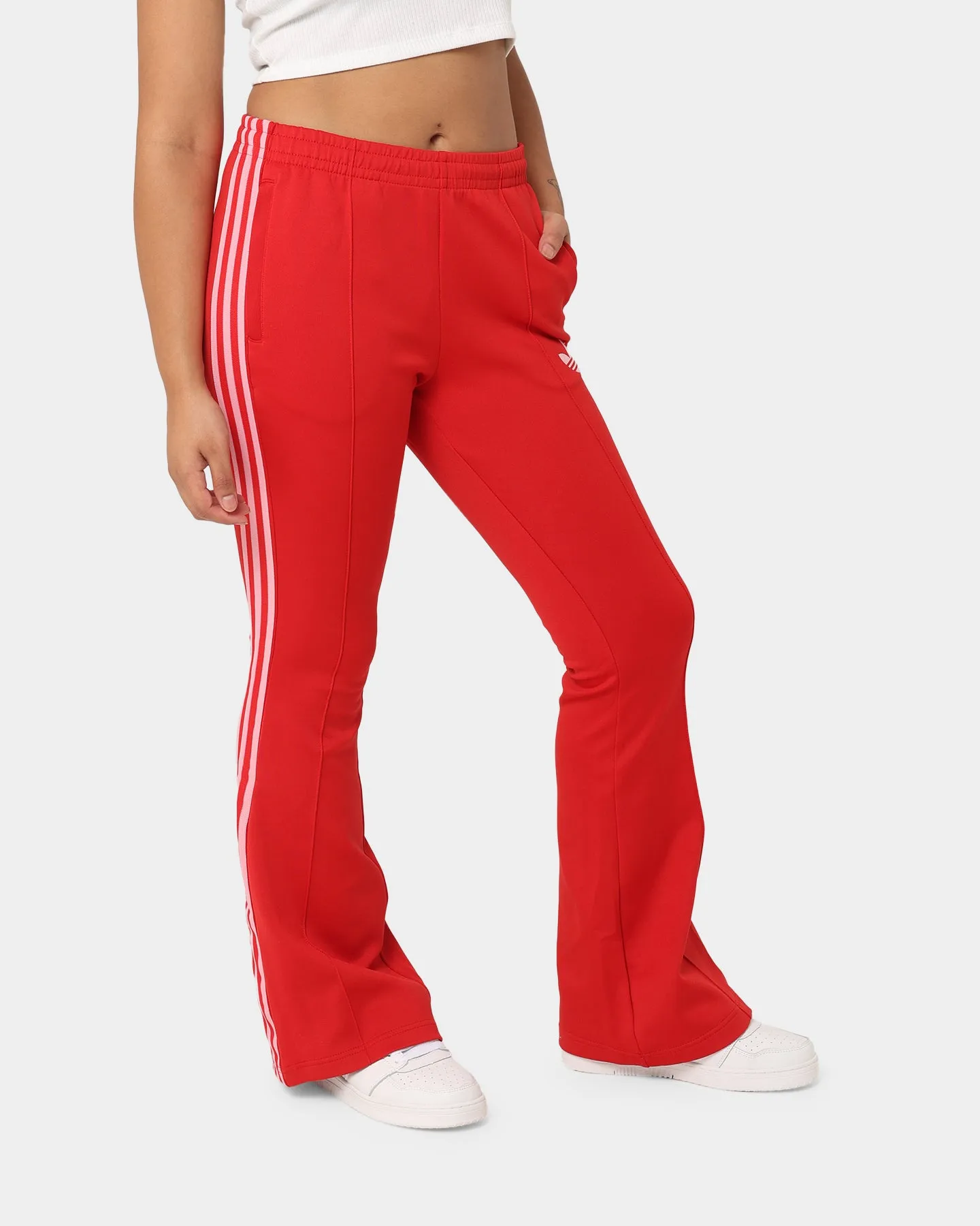 Adidas Adicolor Women's Flared Trackpants Scarlet