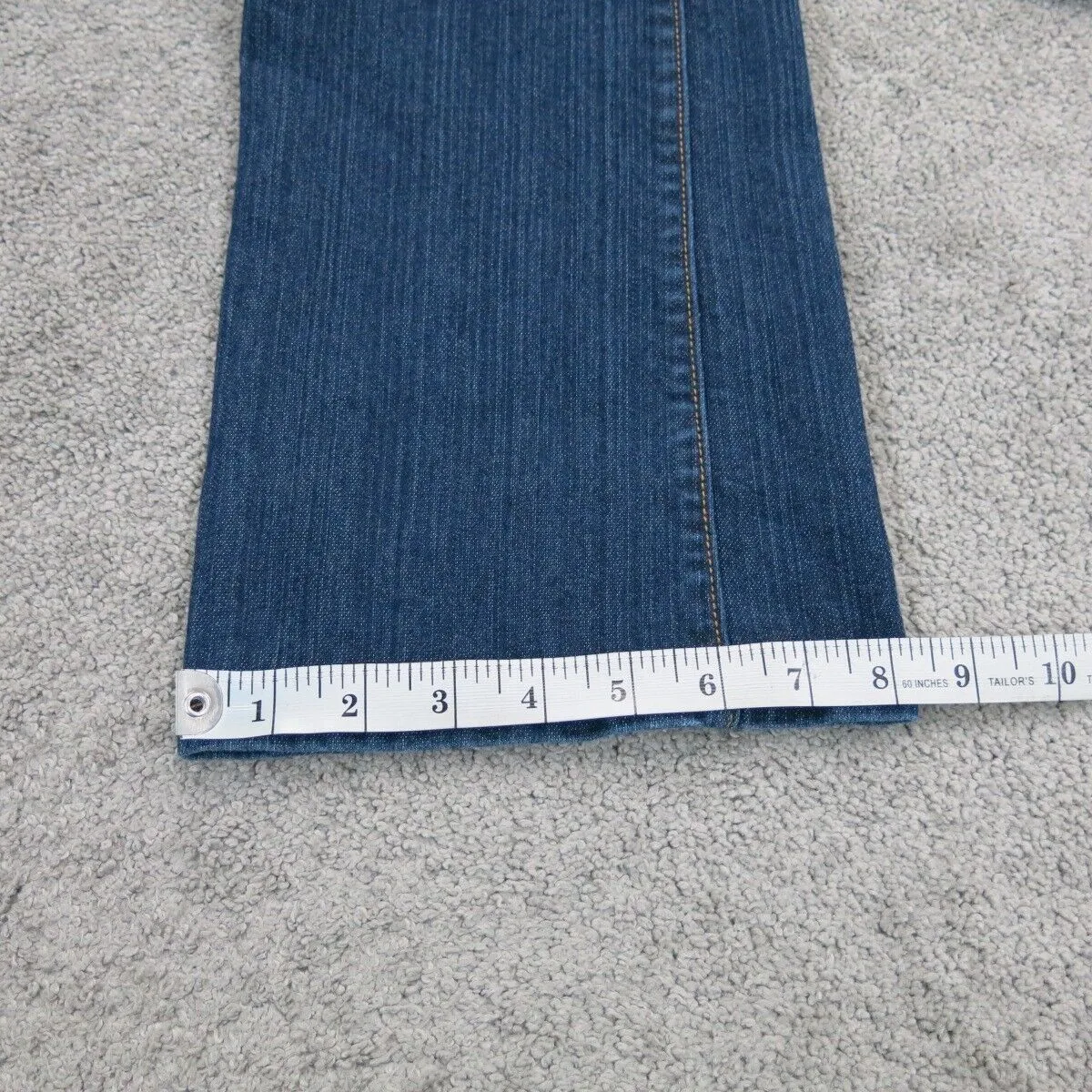 Ann Tayler Loft Womens Stretch Original Bootcut Denim Jeans Mid Rise Blue Sz 10P