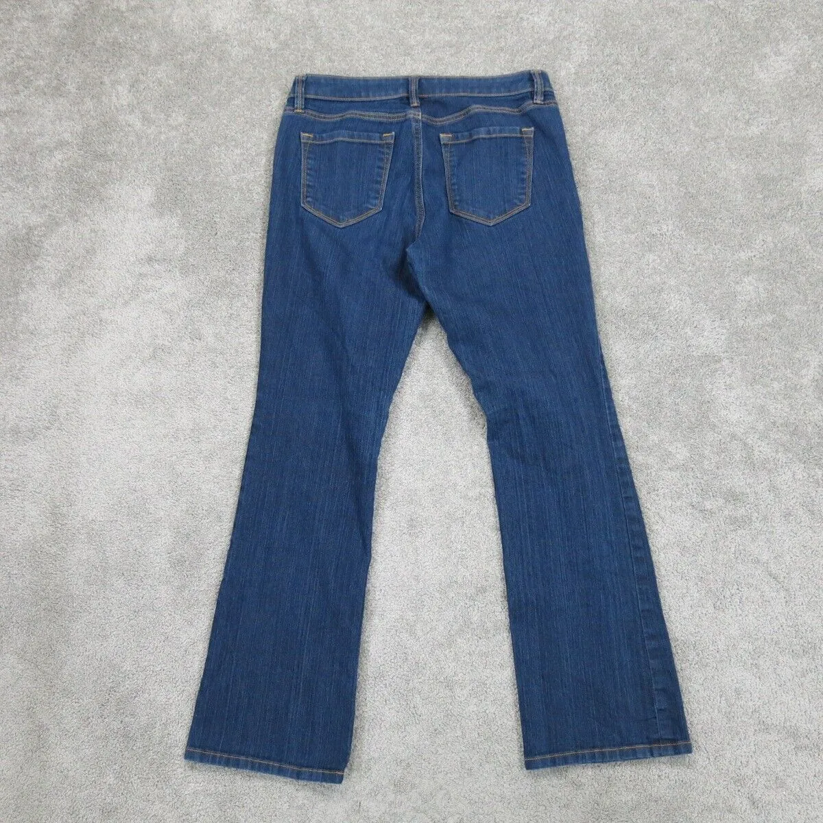 Ann Tayler Loft Womens Stretch Original Bootcut Denim Jeans Mid Rise Blue Sz 10P