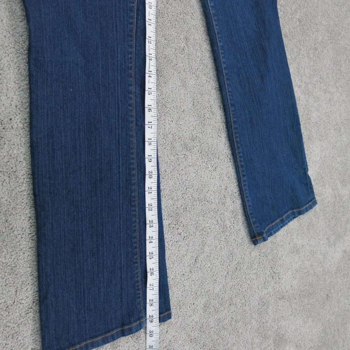 Ann Tayler Loft Womens Stretch Original Bootcut Denim Jeans Mid Rise Blue Sz 10P