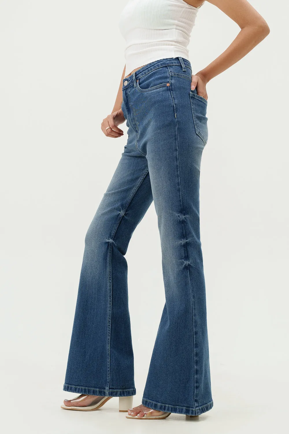 Azure Sky Bootcut Jeans