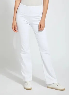 Baby Bootcut Denim, White