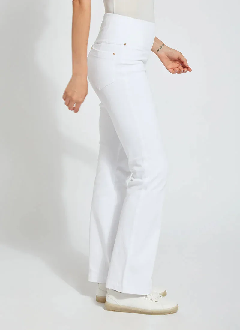 Baby Bootcut Denim, White