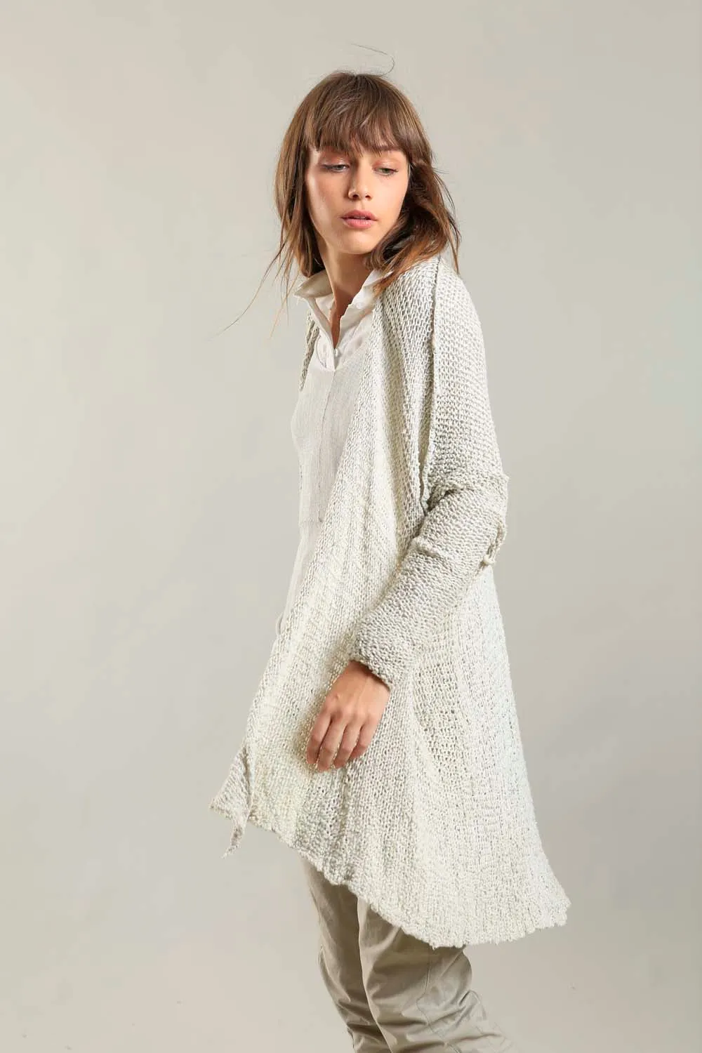 Broken White Chunky Sweater