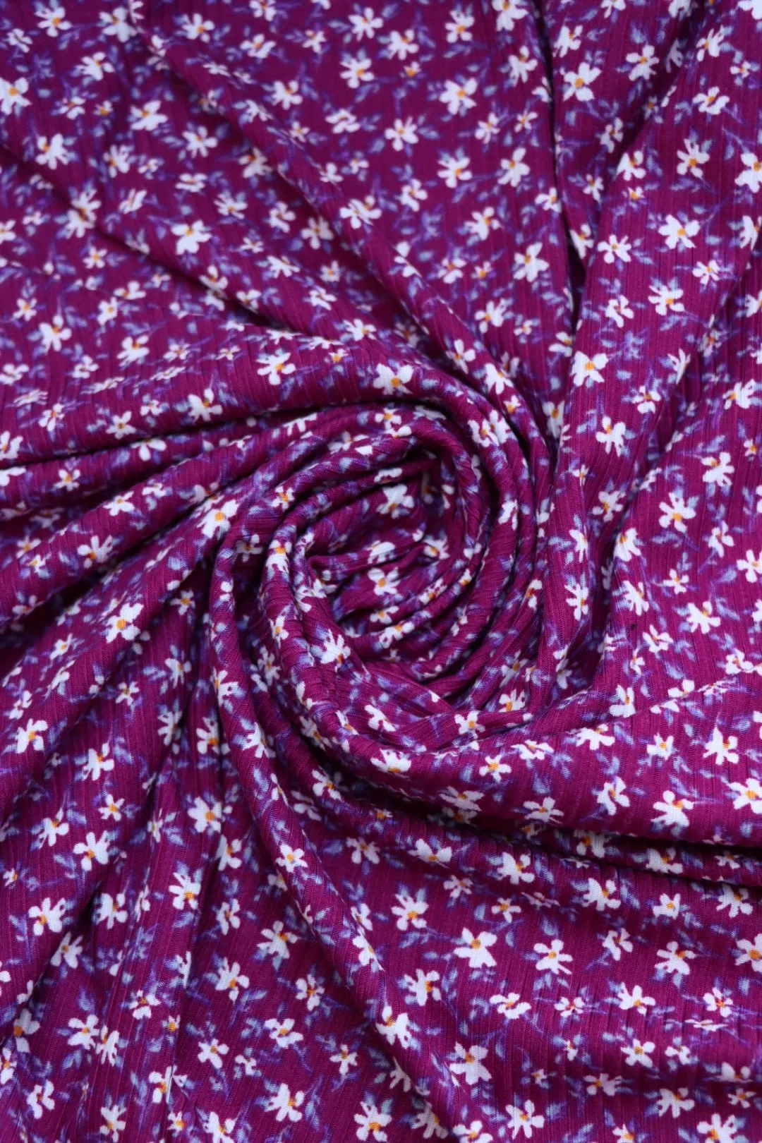 Cassia on Boysenberry Yummy 4x2 Rib Knit