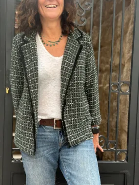 Chanel-style tweed Marine Blazer