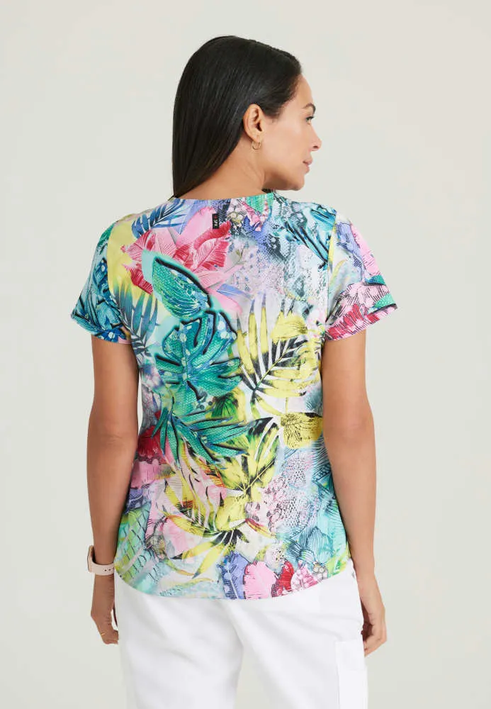 Ella Print Scrub Top