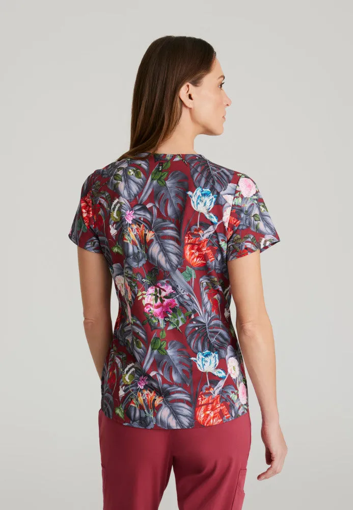 Ella Print Scrub Top