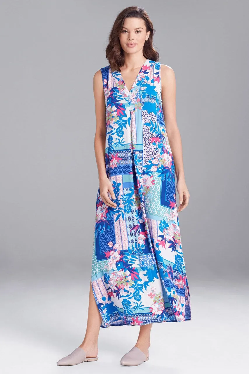 Hibiscus Patchwork Gown