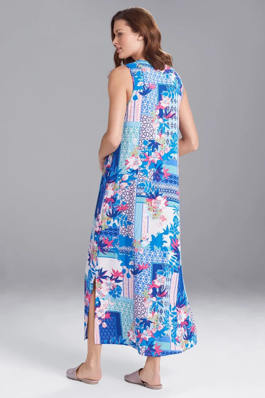 Hibiscus Patchwork Gown