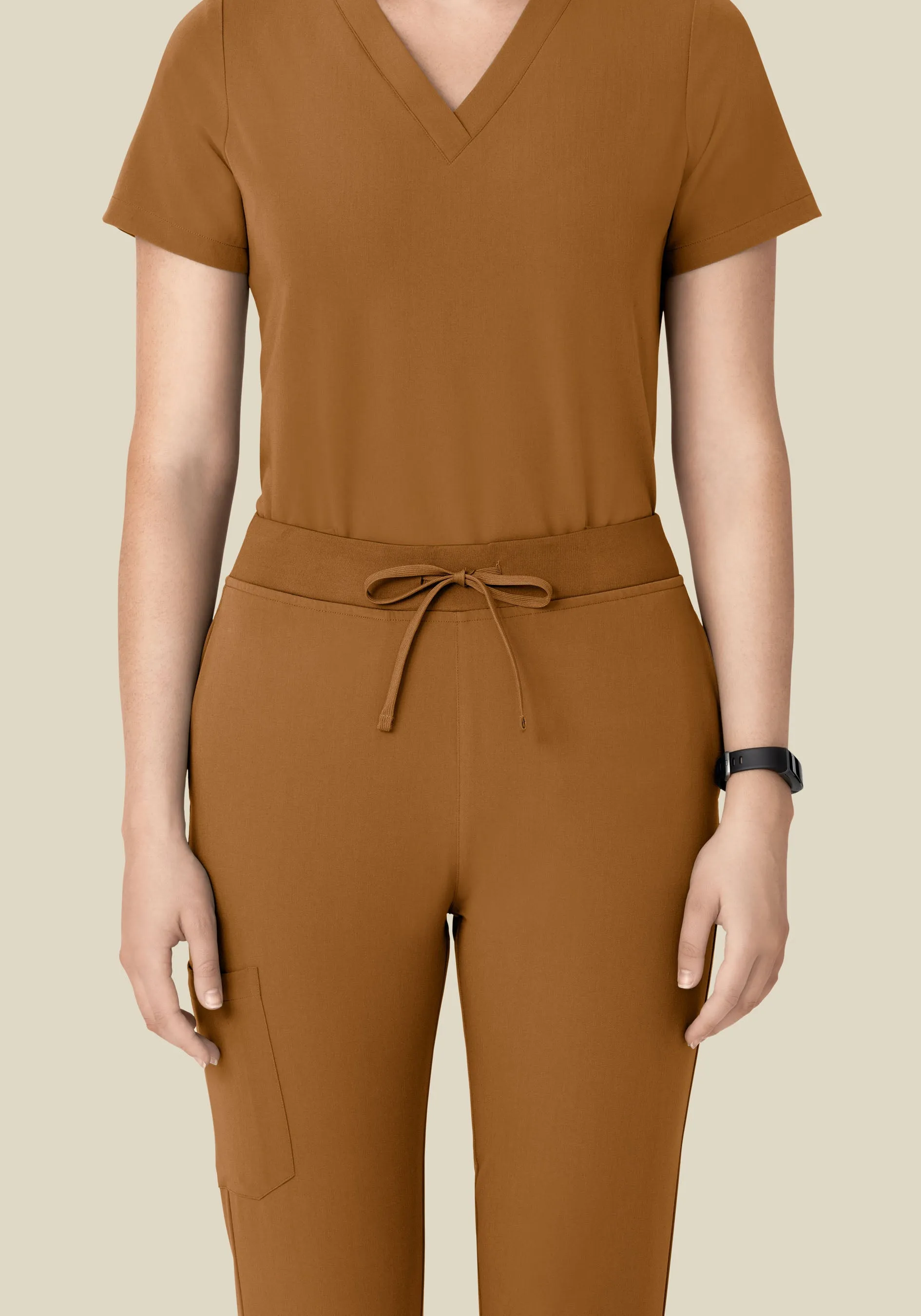 High Waisted Joggers Camel