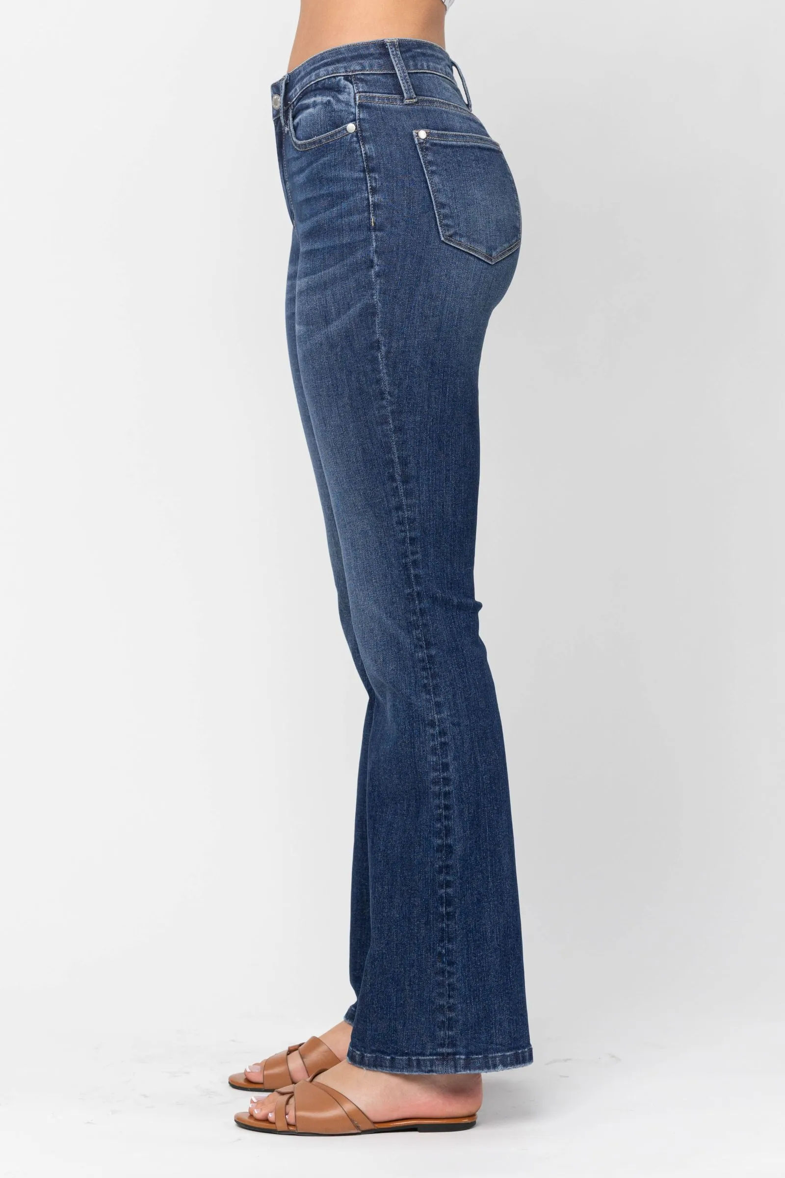 Judy Blue mid-rise classic non-distressed bootcut jeans