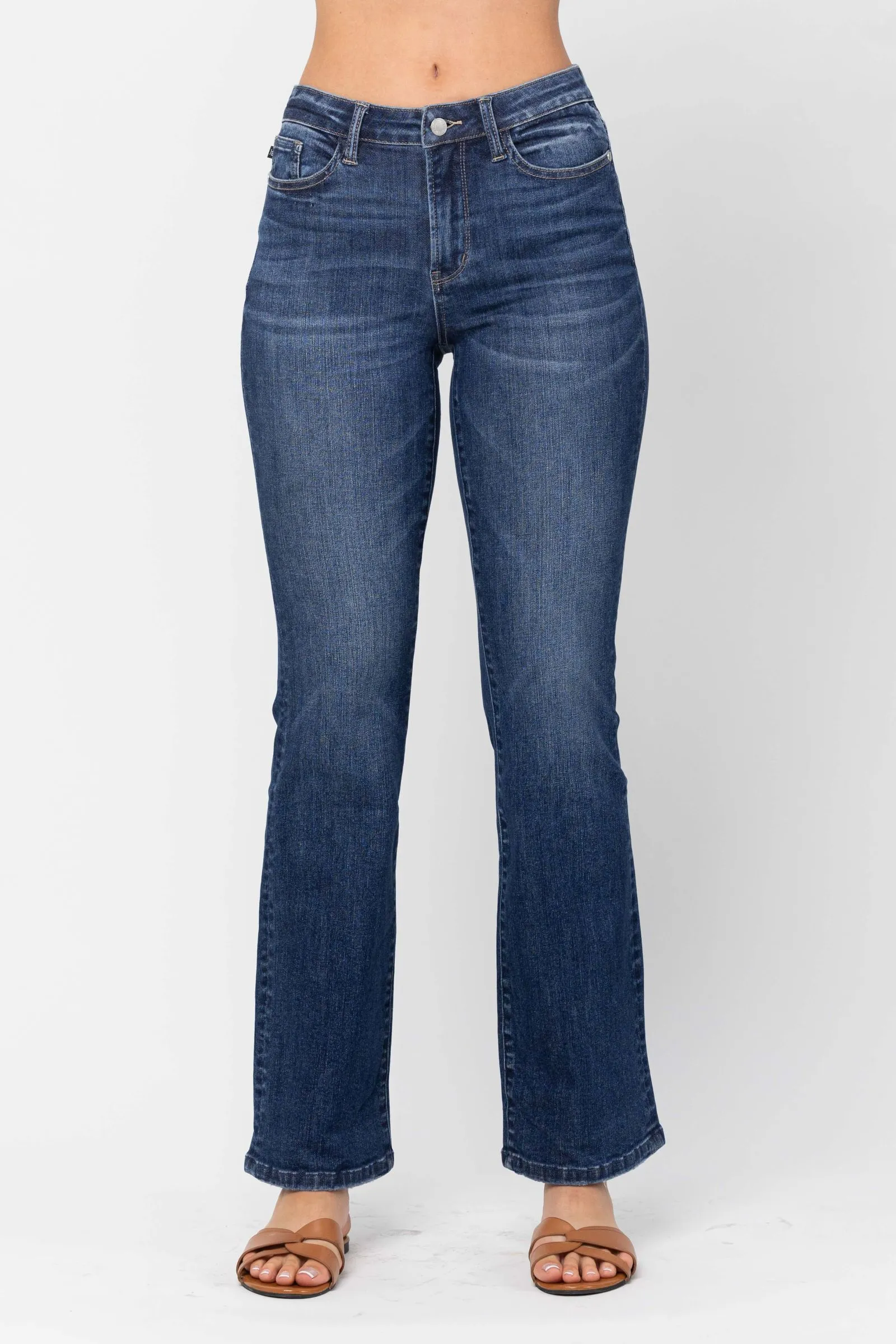 Judy Blue mid-rise classic non-distressed bootcut jeans