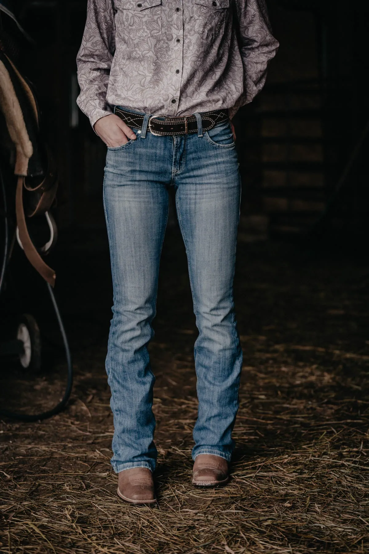 'Malaysia' Perfect Rise Bootcut Jean by Ariat (Sizes 24 - 24W)