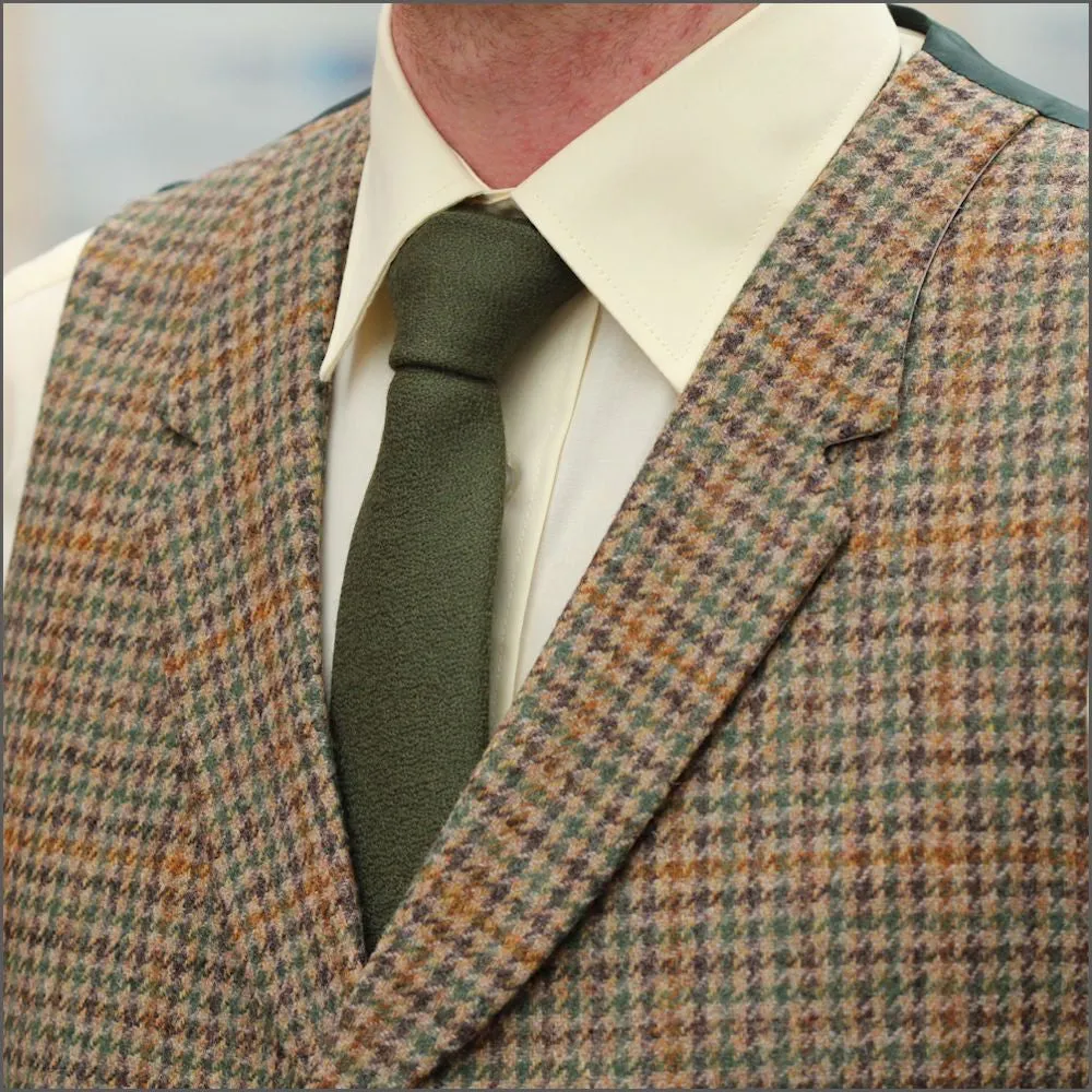 Mallalieus Brown check Tweed Waistcoat<>