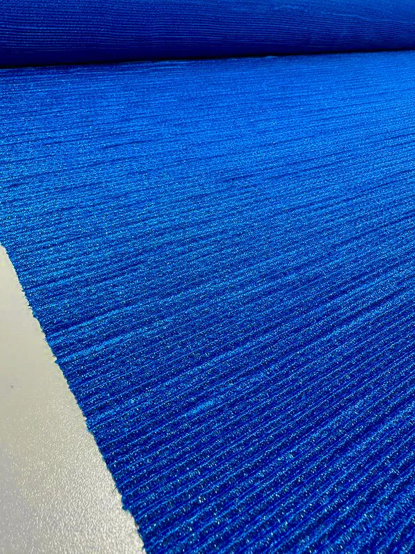 Metallic Knit - Cobalt - 150cm