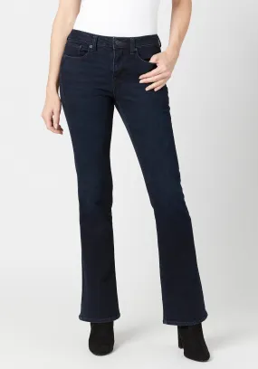 Mid Rise Bootcut Queen Women's Jeans in Dark Blue - BL15832