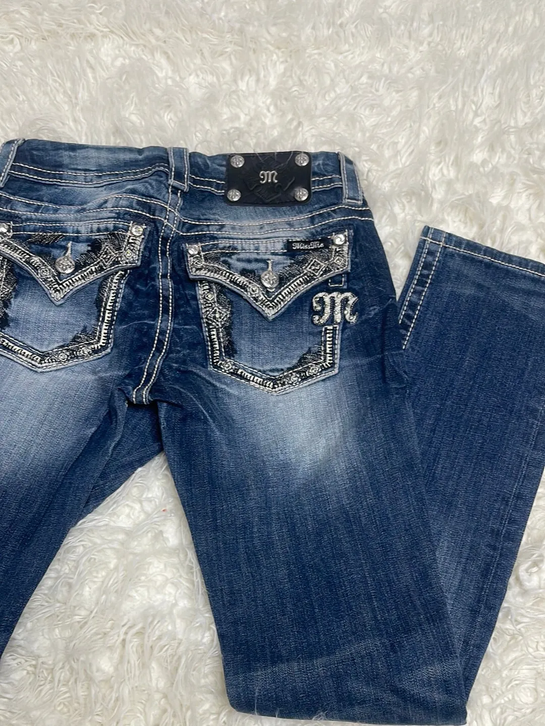 Miss Me straight jeans je8040tr sz 27