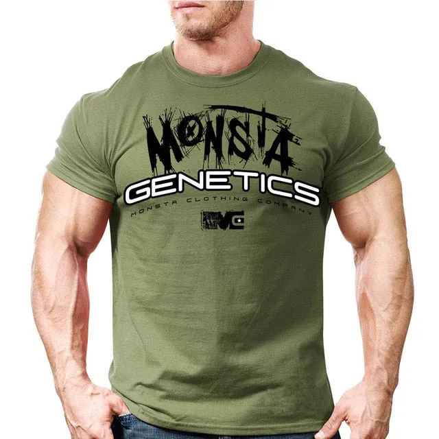 New Men"S Gyms T-Shirt Crossfit Fitness Bodybuilding Shirts