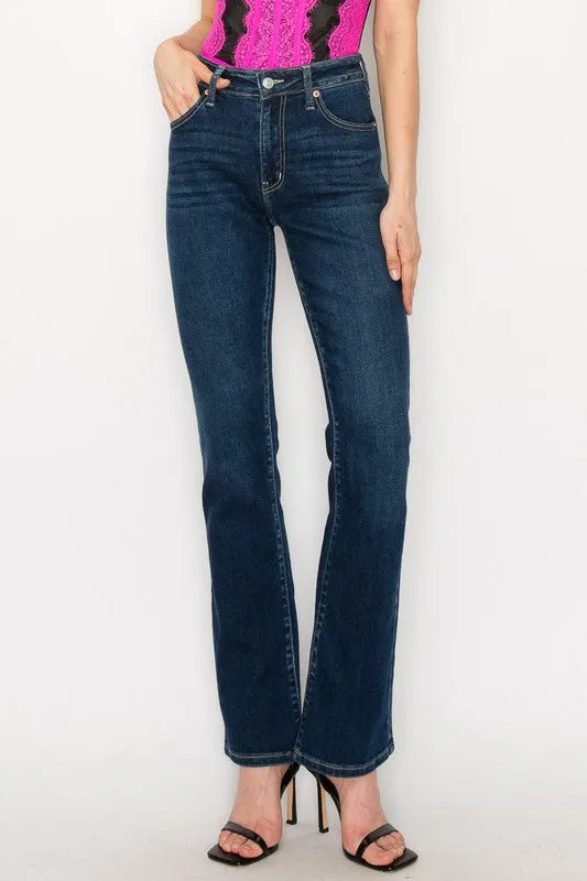 Plus Allison High Rise Skinny Bootcut Jeans