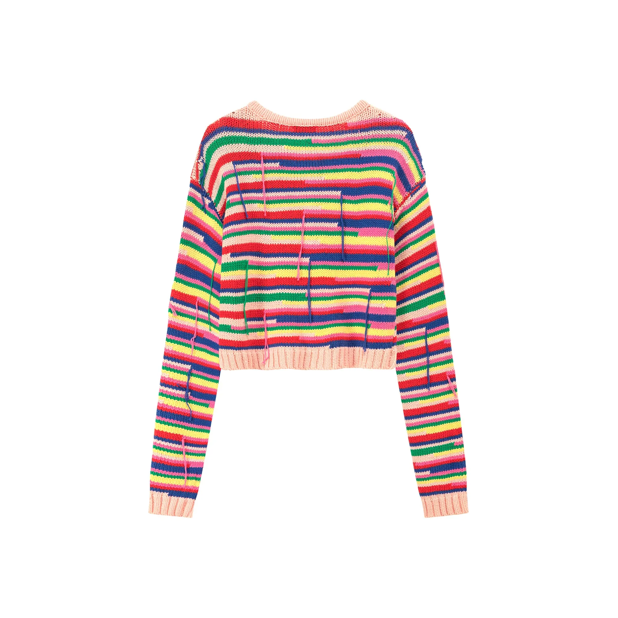 Rainbow Knit Cardigan