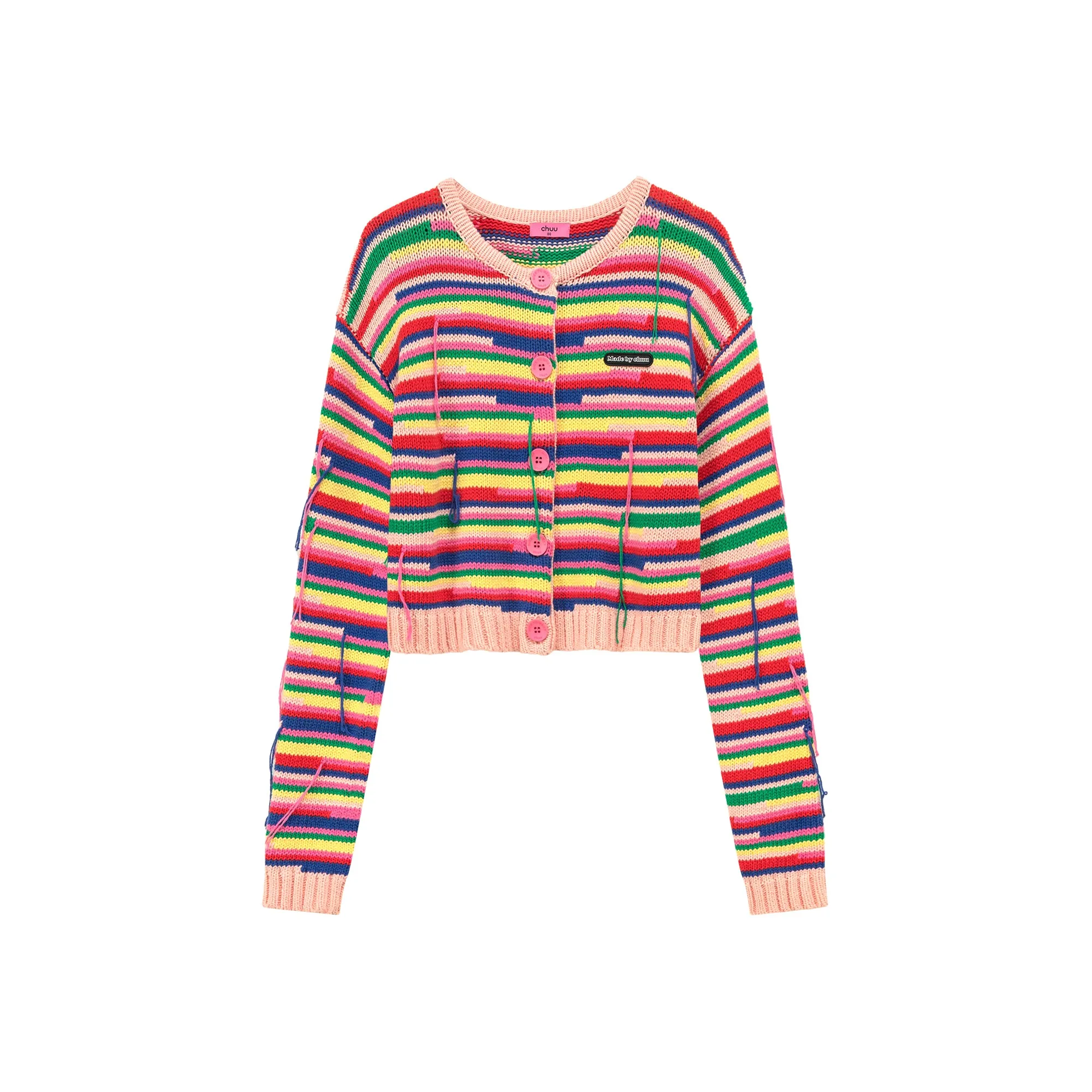 Rainbow Knit Cardigan