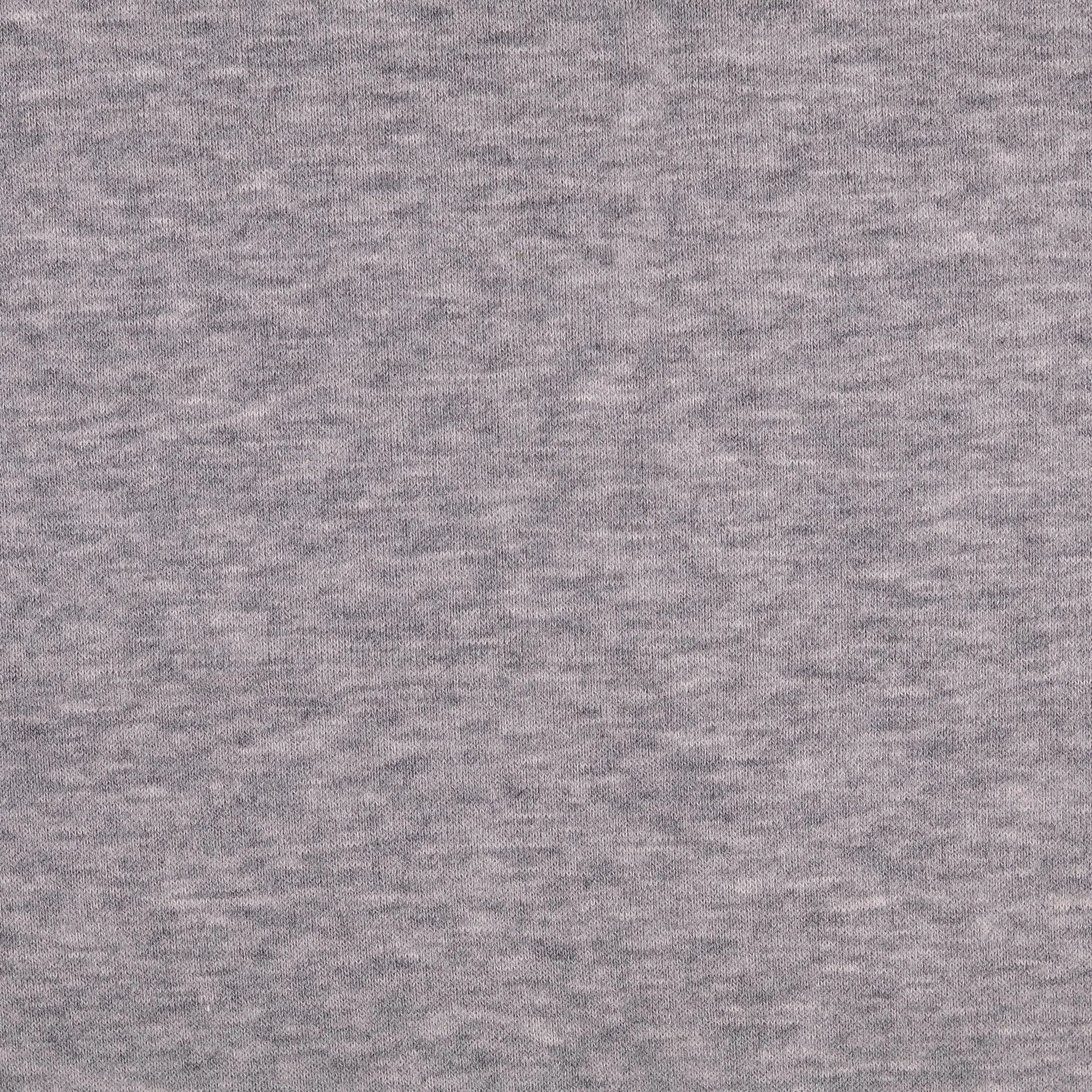 REMNANT 2.50 metres - Comfy Viscose Blend Sweater Knit in Grey