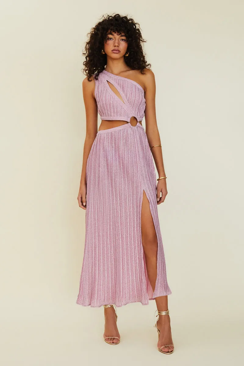 Suboo Mars Sleeveless Cutout Maxi Dress - Pink