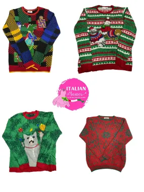 Vintage Mix Style Christmas Sweater